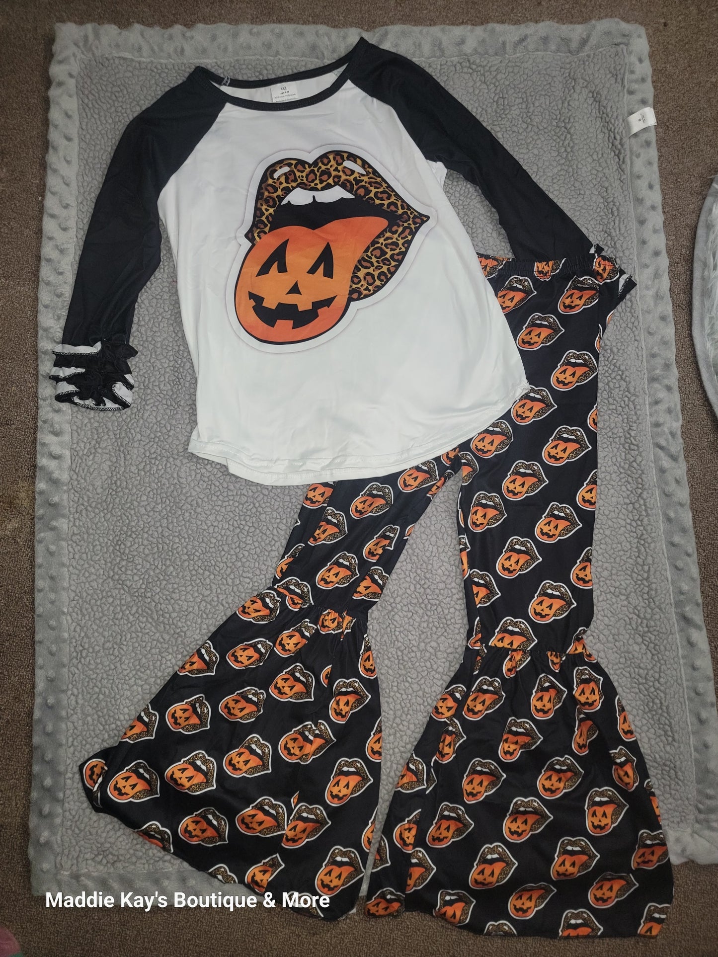 2PC Kiss Lips Pumpkin Outfit