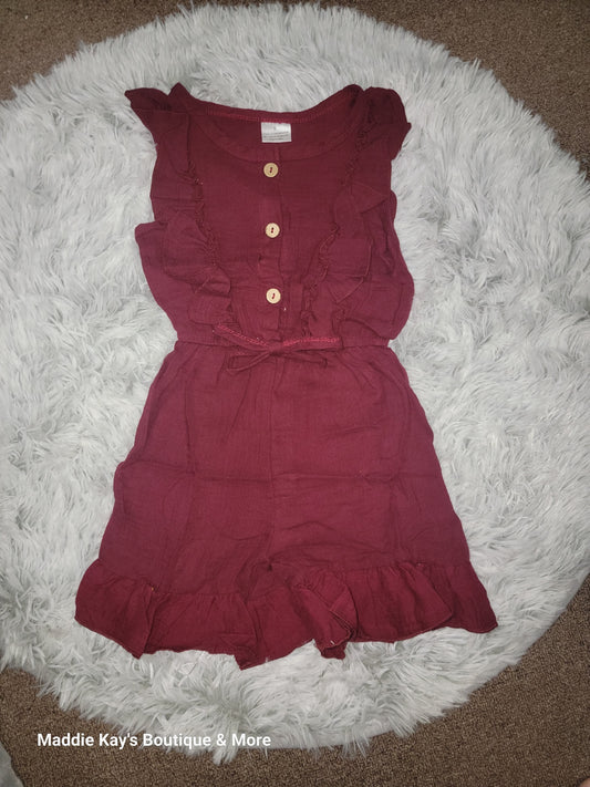 MAROON ROMPER