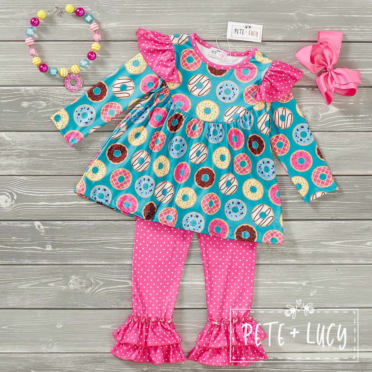 Donuts For All 2pc Top/Bottom Set