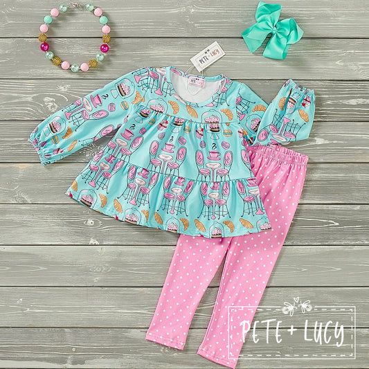 Lunch In Paris 2PC Pants Set